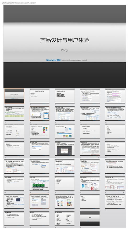 产品设计与用户体验PPT模板 编号3038732红动网资源全解析